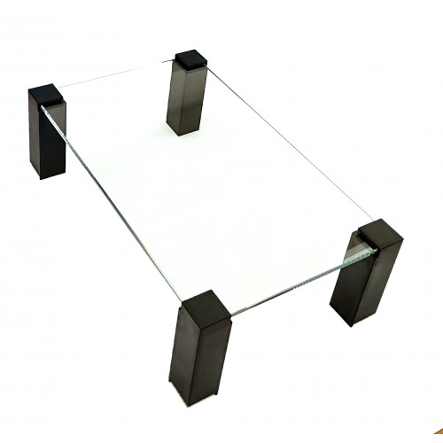 Multi Function Tempered Glass Stand (black) TB563 (30.5 x 19 x 9.5 cm)